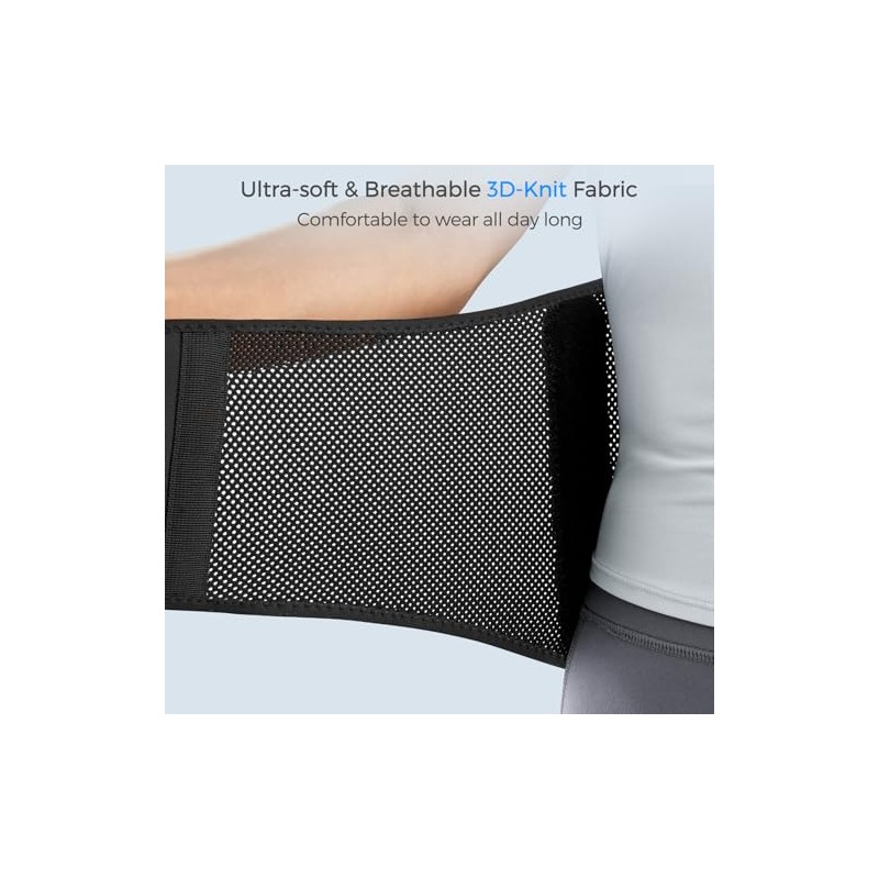 FREETOO Correa de Soporte Lumbar para Alivio del Dolor de