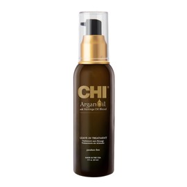 CHI Tratamiento sin enjuague de aceite de argán, argán y aceite de moringa, fórmula ligera para hidratar, sin sulfatos ni parabenos, 85 ml            