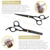 SURFOU Hair Scissors Set 6.7 Inch Hairdressing Scissors Professional Hair