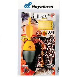 Hayabusa HA240 7/1-2-2 Jump Balance Basket Fishing Set, Real Shrimp & Cara Hook, 2 Pieces