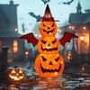 calabaza plegable de Halloween de 3 pies, 60 LED Pop-Up