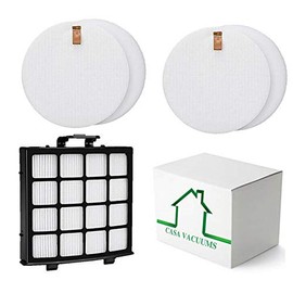 2+1 Pack Shark Vertex DuoClean PowerFin Upright Vacuum with Powered Lift-Away and Self-Cleaning Brushroll Filter Kit. Fits AZ2000 AZ2000W AZ2002. Compare to XFFKAZ2000 XHFAZ2000