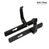 KOTARBAU® Handle Pair 72 mm with Long Plate Black for