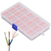 30PCS Quick Splicing Wire Connector Transparent PC Copper Stripping Terminal