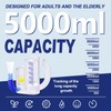 TyeinGo 5000ml Lung Capacity Monitor with Flow Rate Indicator for