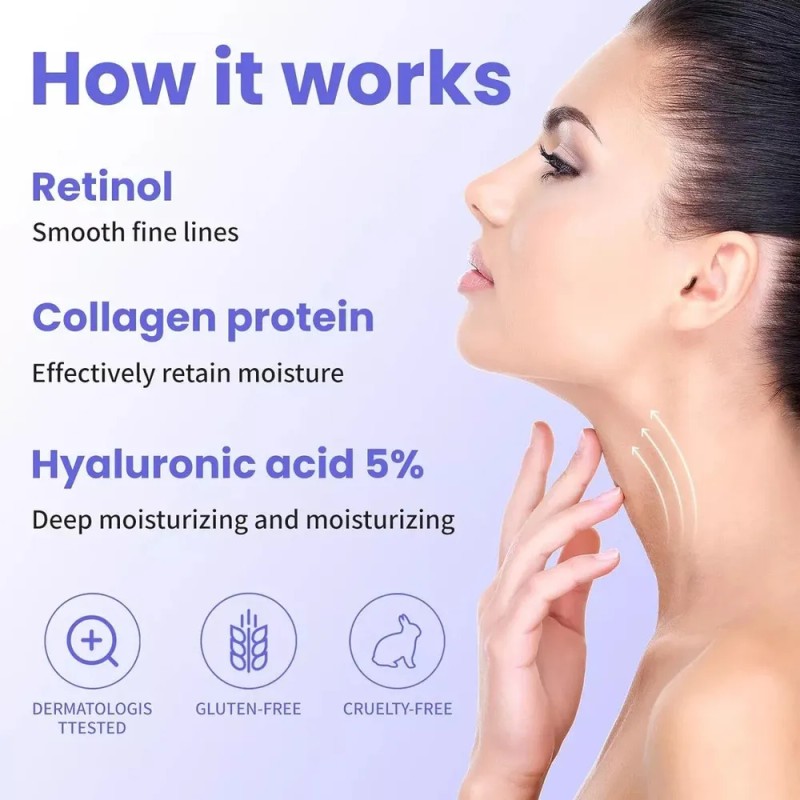 . 2x Neck Cream Tighten & Lift Firming, Neck Firming