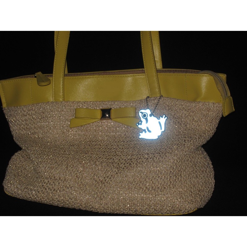 Yoshio Frog Reflective Keychain Yellow HF-38