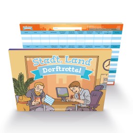 City Country Village Trottel – The City Land River City Version | Who Will Already Be Village Trottel? | 100 Game Pages | Gift & Party Game