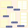 500 Pack, 1.5" x 0.5" - File Folder Labels Stickers,