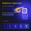 YUNLEX 2 Pack Plug in Night Light with Motion Sensor
