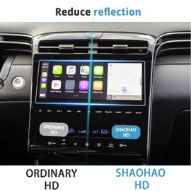 SHAOHAO 2022 2023 2024 Santa Cruz Screen Protector for 2022 2023 2024 Hyundai Santa Cruz Screen Protector 10.25 Inch, for 2022 2023 Hyundai Santa Cruz (SEL Premium, Limited) Pickup Truck 10.25 In Touch Screen Santa Cruz 2022 2023 2024 Display Screen Prot