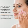 2 Pcs EVAOUXIU Triangle Powder Puff for Face Powder, Soft