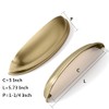 khtumeware 10 Pack 5" Drawer Pulls Champagne Bronze Cabinet Cup