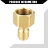 Hihaha Pressure Washer Coupler/Outer Washer Gun Adapter Universal for Vehicle/Durable