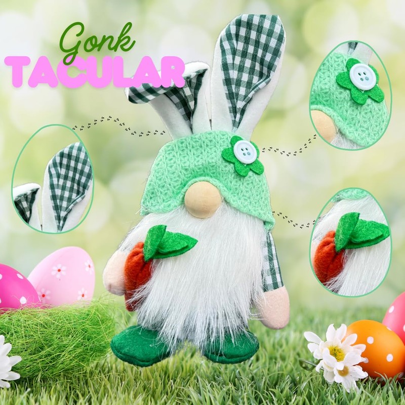True Kit Easter Gonk Bunny 2-Pack - Decorations for Spring