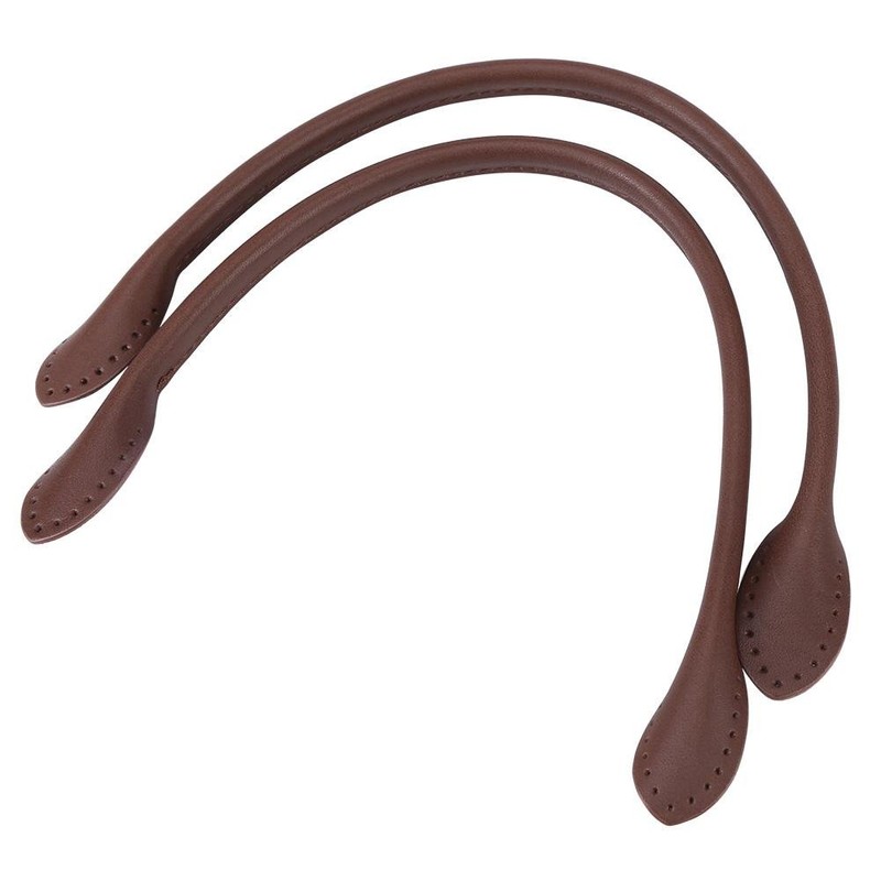 2Pcs Genuine Leather Bag Straps Handle Leather Purse Handles Replacement