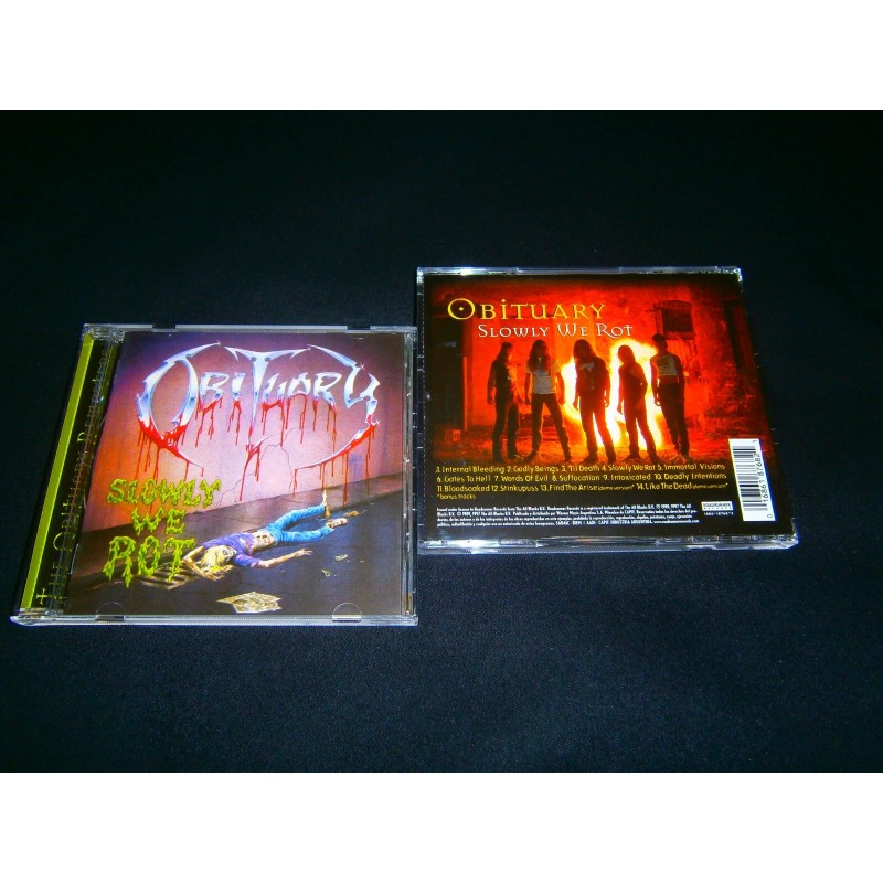 OBITUARY - Slowly we Rot. CD