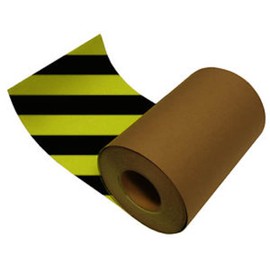 Skateboard Longboard Grip Tape Roll 10 in X 60' Caution Stripe Griptape Deck