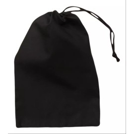 custombagsupplies 4"x6" Cotton Single Drawstring Muslin Bags (Black color)- SET OF 200
