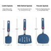 Contiup Silicone Spatula Turner Set of 3,Heat Resistant Kitchen Utensils
