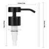 UHEY HOME Soap Dispenser Pump Replacement 304 Stainless Steel for