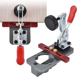 35 mm Hole Punch, Hinge Gauge, Pot Hinge Drill, Hinge Hole Drill Guide, Locator Jig Tool for Door Cabinets, DIY Carpentry