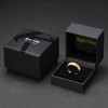King Will 6mm Gold Plated Tungsten Wedding Band Engagement Ring