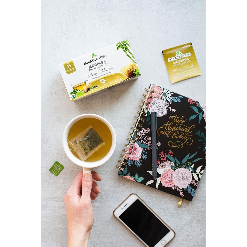 Miracle Tree - 6 Count of Organic Moringa Superfood Tea,