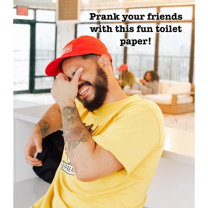 Iconikal 240-Sheet Gag Joke Money Toilet Paper, $100 Dollar Bill,