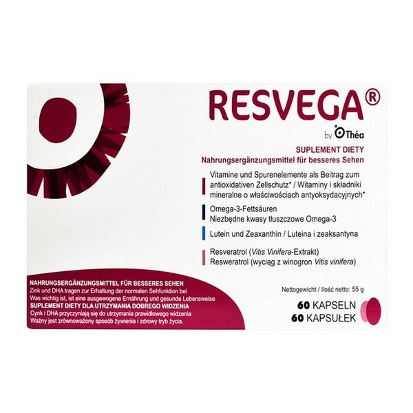 Categories:Memory, concentration,Pharmacy Resvega, capsules, 60