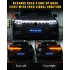 Dynamic Scan Start Up Hood Light Strip Sequential Flowing Turn