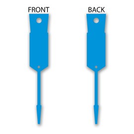 BLUE Self-Locking Arrow Key Tags (1,000 per pack) Size 4 1/2" X 3/4" (BLUE)