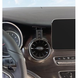HIGH FLYING für V-Klasse 2015-2023 Handyhalterung Handyhalter Auto Lüftung KFZ Halterung, Nur für den vertikalen Gebrauch (Kohlefaserkorn)
