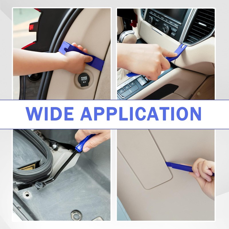 Jotia 5Pcs Car Trim Removal Tool Kit, Plastic Panel Fastener