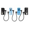 Donner Patchkabel Gitarre Pedal 15CM rechtwinklig, 6,35mm Instrumentenkabel Klinken Klassisches
