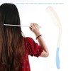 Long Comb Set with Soft Brush - Ergonomic Anti-slip Handle,