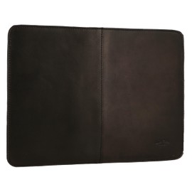 Gusti Luke 13 Inch Laptop Bag Leather Vegetable Tanned Laptop Case Leather Black Leather