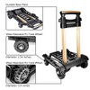 Folding Hand Truck Portable Dolly Compact Utility Luggage Cart with