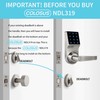 Electronic Keyless Door Lock, Keyless Entry with Touchscreen, Key Fobs,
