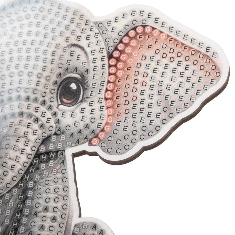 CRYSTAL ART Elephant Wildlife Buddies Kit Craft Buddy