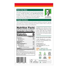 Therabreath Pastillas De Boca Seca Con Zinc, Sabor A Bayas Á