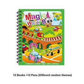 Reusable Underwater World Magic Water Book - Colorful Magic Pen Educational Drawing Toy - Ideal Christmas & Easter Gift for Youngsters, Youngsters' Gift|Imaginative Play|Durable Toy:_12 pcs