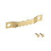 sourcing map Sawtooth Hanger - Double Holes with Screws for