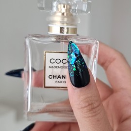 Blue Obsey Handmade Nail Tips - Square / 블루 오브시 수제네일팁 - 스퀘어