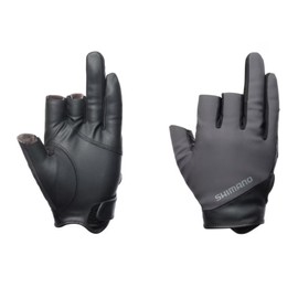 Shimano(シマノ) 01 Basic Warm Gloves 3-Finger Cut GL-070Y Charcoal L