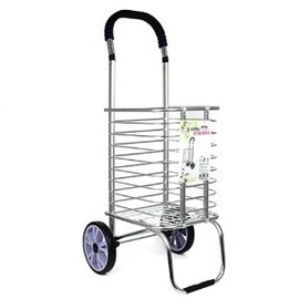 New Deluxe Aluminum Carrier 3792 / Hand Cart for Shopping & Camping Portable