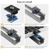 Anbte 10Pcs Solar Panels Mid Clamps for Unistrut Aluminium Panel