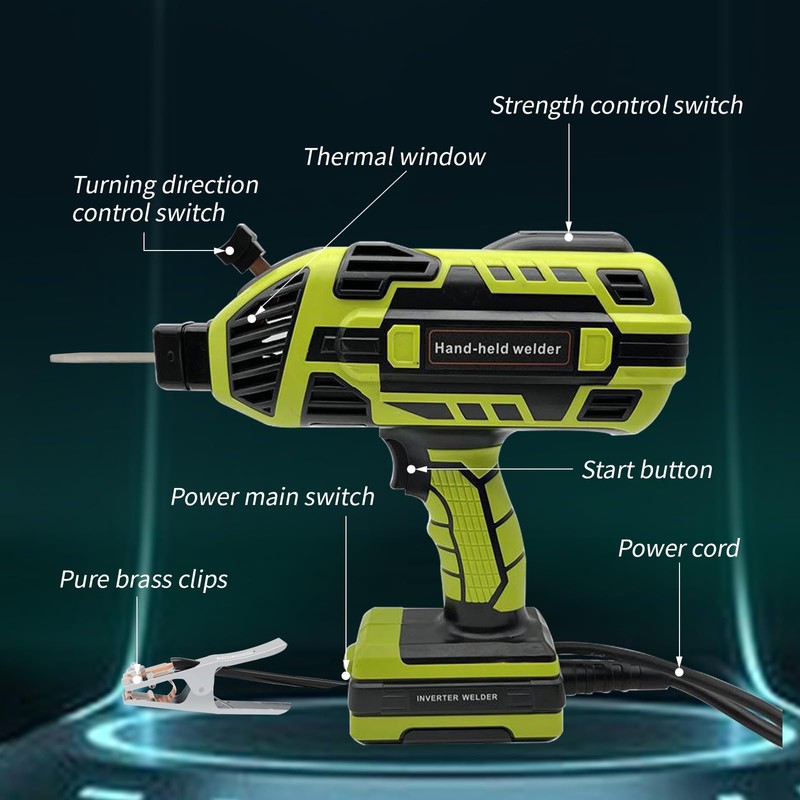 Portable Welding Machine Handheld Welder: IGBT Inverter Hand Held ARC