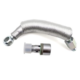 FZJDSD Turbocharger Coolant Line 55568031 Turbo Cooler Feed Pipe Compatible with GMC Chevy Cruze Encore Sonic Trax 2011-2018 Turbocharger Cooling Feed Line Pipe