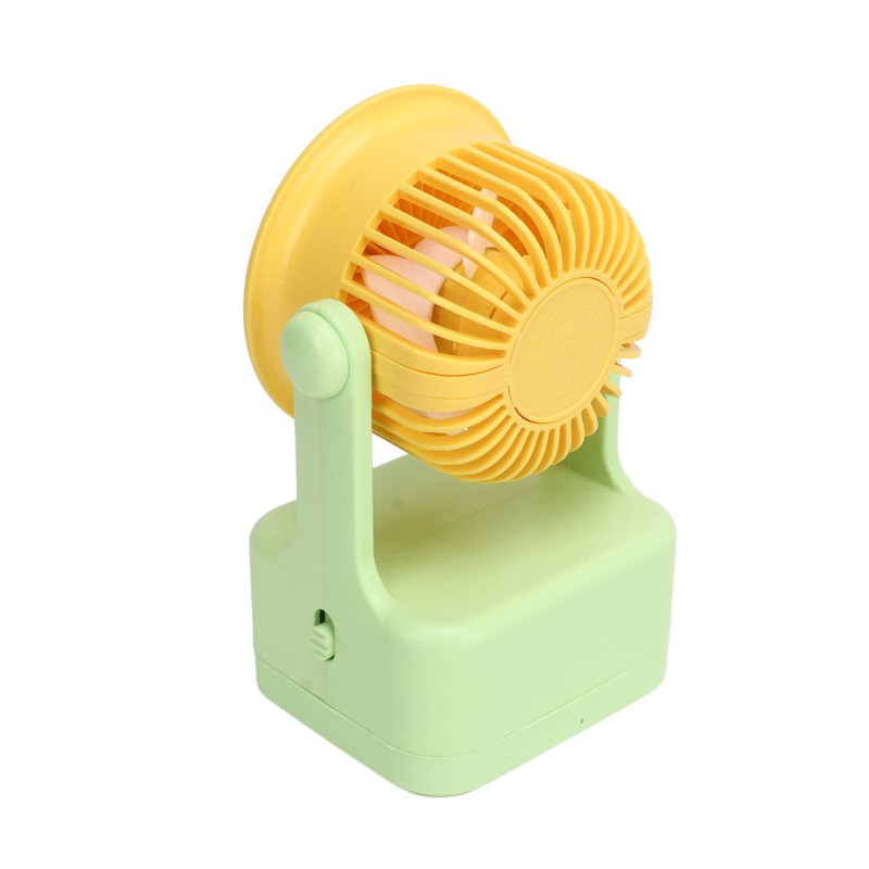 Desk Fan USB Charging Adjustable Angle Cute Portable Multifunction Air